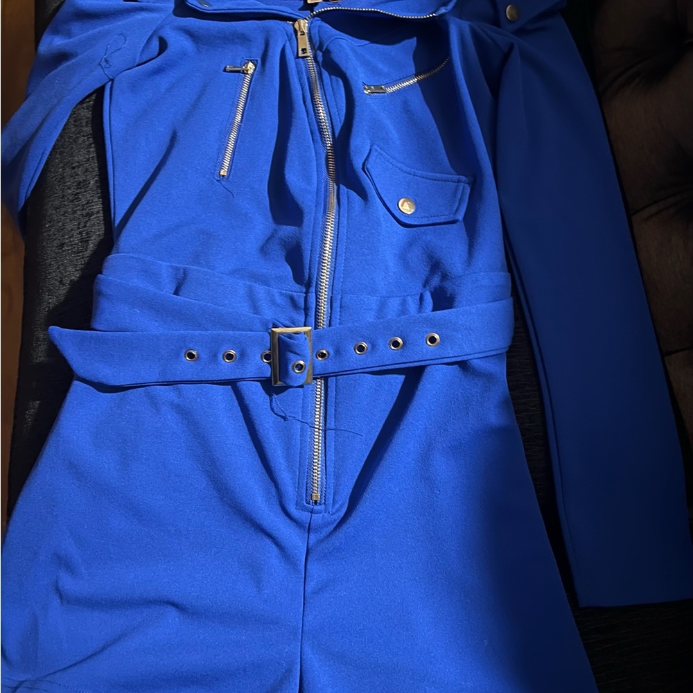 Romper and Thigh high boots